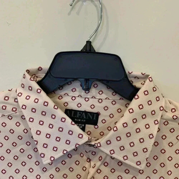 Mens Alfani Refined Woven Button Down NWT - B5 - Picture 5 of 7